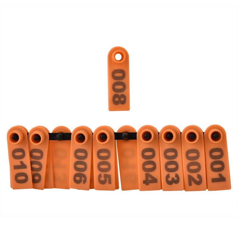 1-100 Number Plastic Livestock Ear Tag Animal Tag for Goat