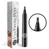 JYE Lapiz para Cejas Efecto Microblading Color Negro, Dibujo pelo