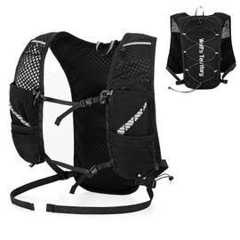 YAPJEB Running Backpack Bag Hydration Bag Marathon Cycling Backpack Bicycle Trail Climbing Jogging Outdoor (01 Black (Bag Only)) (01 Black-Bag Only)