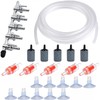CTRICALVER Aquarium Set, Soft Tube 5m, Air Tube 5 Branch