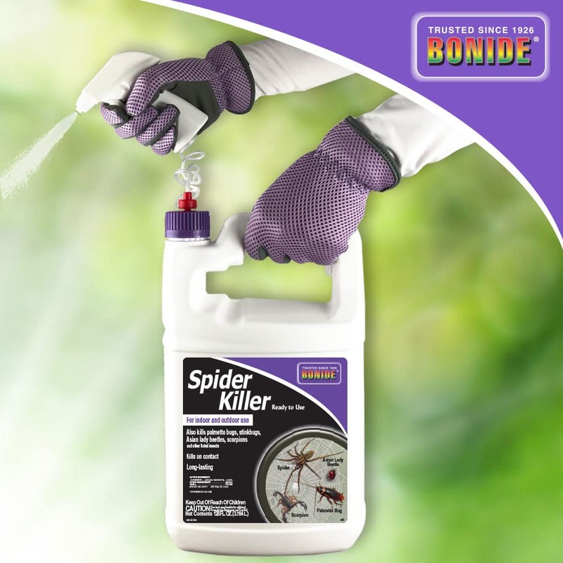 Bonide Spider Killer, 128 oz Ready-to-Use Spray for Indoors &