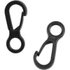 10Pcs Mini Plastic Carabiner Clips, Snap Hooks for Camping, Keychain,