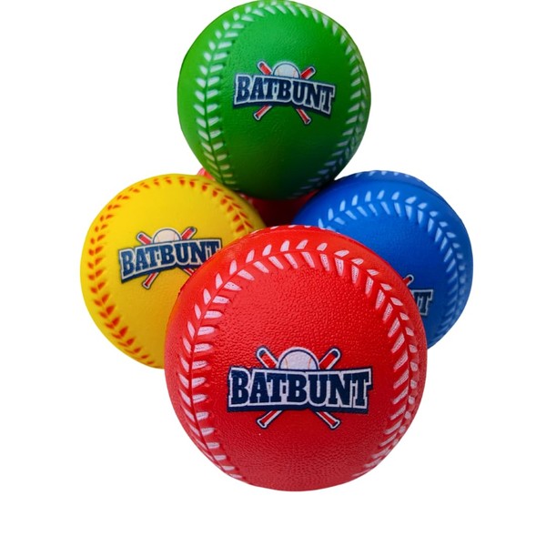 BATBUNT Soft Baseballs, Foam Baseballs for Kids Teenager Players Softball