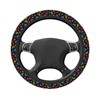 Colorful Butterfly Print Steering Wheel Cover