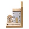 Sifcon International plc Wooden Houses Design Bookends