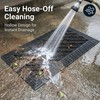 WODEJIA Heavy Duty Outdoor Boot Scraper Mat, 29.5" x 17.5"