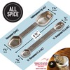 AllSpice Stainless Steel Double Sided Measuring Spoon Set