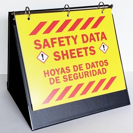 Easel Ring Binders - Flip Over The top Style Platform Construction. (Royal Blue, 11" X 8 1/2" Sheet Size Bound on 11" Side)