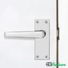 EAI Polished Chrome Door Handle & Latch Set | 1