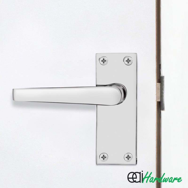 EAI Polished Chrome Door Handle & Latch Set | 1