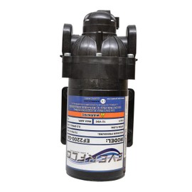 Everflo EF2200-QA-BOX 2.2GPM 12V Diaphragm Pump-Quick Attach Port, Black