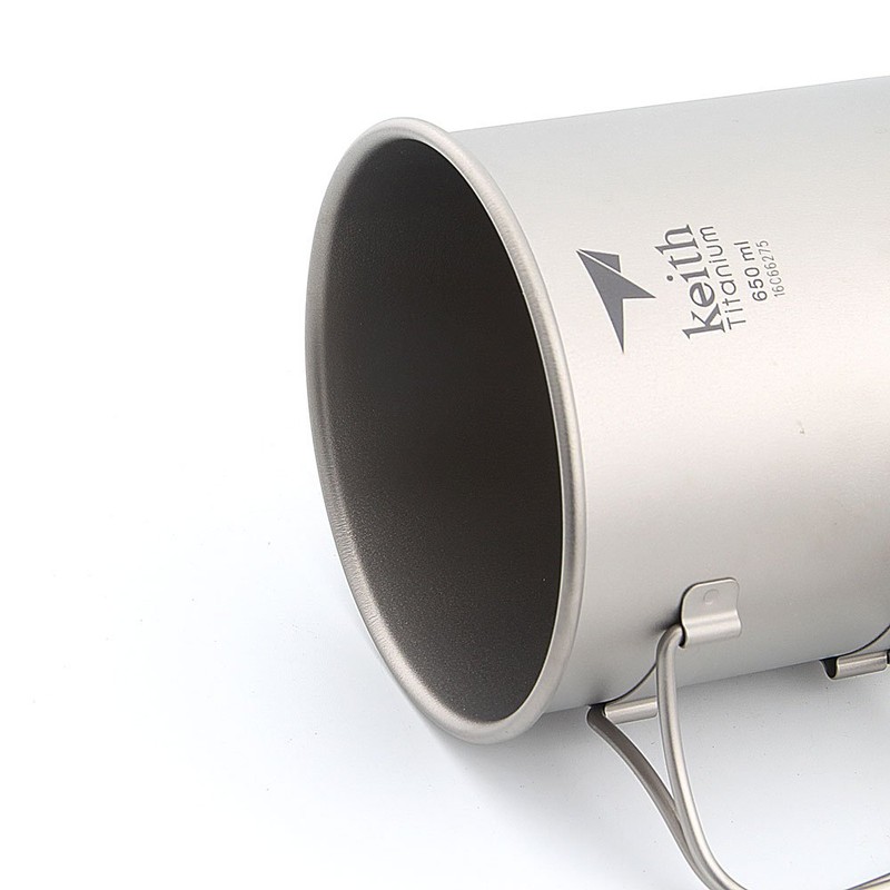 Keith 300ml / 900ml Titanium Cup Outdoor Tableware Camping Travel
