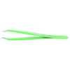 Nippes Solingen 709 Tweezers with Slanted Tip, Stainless Steel, Green,