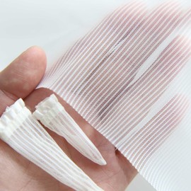 29.5'' × 17.7'' Pre-Cut Tiny White Stripes Fabric, Doll Clothes Fabric, Perfect for Doll Stockings, Doll Clothes Sewing Craft Supplies (1PCS)