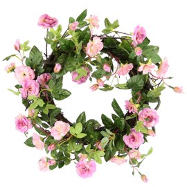 Flair Flower Wreath Roses Door Wreath Wall Flower Wreath Decorated Wall Decoration Flowers Decoration Artificial Flower Front Door Wedding Decoration Valentine's Day Rose Petals Rose Heads,