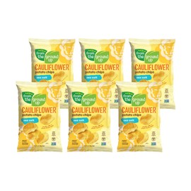 Real Food From The Ground Up Cauliflower Chips - 6 Pack Snack Bags (Sea Salt, 6 Pack)