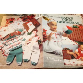 Patons ASN Knit Crochet Baby's First Christmas 1195 Sandy Scoville