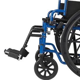 ENCAREFOR Wheelchair Elevating Legrests ，Composite Footplates Non-Padded Calf Supports,for Standard Wheelchairs,1 Pair