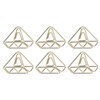 100pcs Metallic Paper Clips Golden Electroplating Process Anti Rust Paper