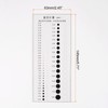 QUARKZMAN High Precision SEC Size Estimation Chart Clear Error Detection