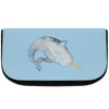 Mr. & Mrs. Panda Narwhal Cosmetic Bag, blue, Hand Drawn
