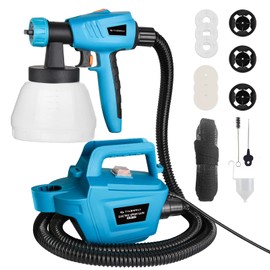Tilswall Electric Spray Paint Gun with 2.5M Air Hose