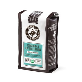 Charleston Coffee Roasters | Specialty Organic Whole Bean Coffee | Hand Picked, Premium Slow Roast (Loggerhead Sea Turtle Blend) 12oz