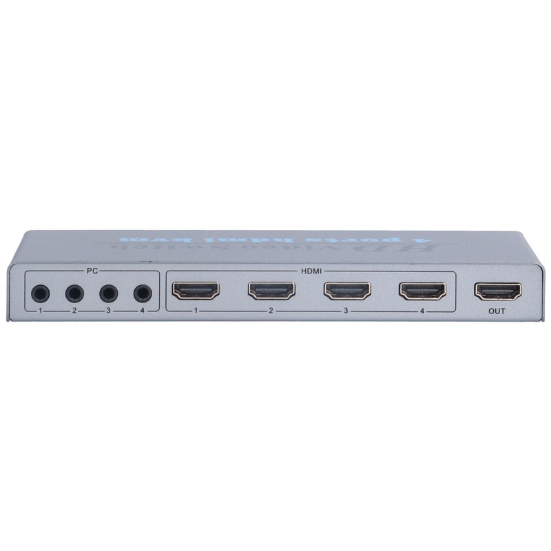 KVM Switch 4 Input 1 Output 4 Port HighDefinition Multimedia