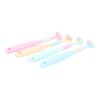 4pcs Three Sided Toothbrush Soft Bristles Three Head Teeth Cleaner