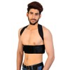 Posture Corrector Deluxe, Magnetic, Adjustable Straps, Neoprene, Four Colours (Medium,