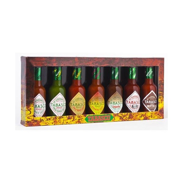 TABASCO Family of Flavors Gift Box - Hot Sauce Gift Set - Variety Pack
