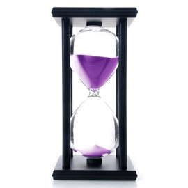 Bellaware 60 Minute Wooden Sand Timer Sand Timer - Purple