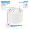 KYOTECH LED Surface-Mounted Spotlight, Flat, Swivelling, Surface-Mounted Ceiling Light, Diameter