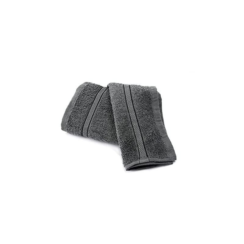 Forever Britain 10x Premium Washcloths Set 100% Cotton Antibacterial Highly