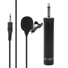 Microphone Pin Microphone Wired 360 Degree Rotation for Connecting Amplifier Mixer Sound Card (Length 5 Meters)