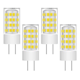 HUIMEIJIA GY5.3 Base LED Bulb AC110V 4W Equivalent 40W Halogen Lamp Replacement A1607Y T4 Light for Table Lamps Closet Lights Landscape Light Wall sconces Chandeliers Track Warm White 3000k 4Pack