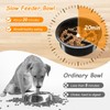 COMESOON Slow Feeder Dog Bowl, Anti-Choking Puzzle Dog Food Bowl