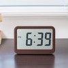 ADESSO FLC-05 Leather Radio Clock Large Digital Clock Table Clock