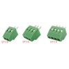 Molence 50PCS 2.54mm 0.1" Pitch PCB Mount Screw Terminal Block