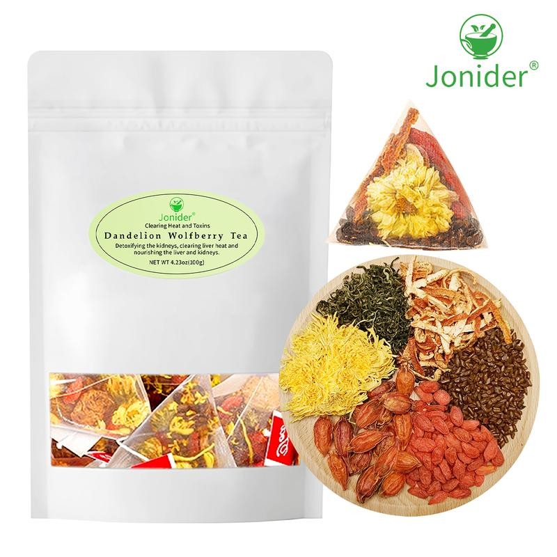 Jonider: Dandelion Wolfberry Tea - Natural Blend of 6 Herbs