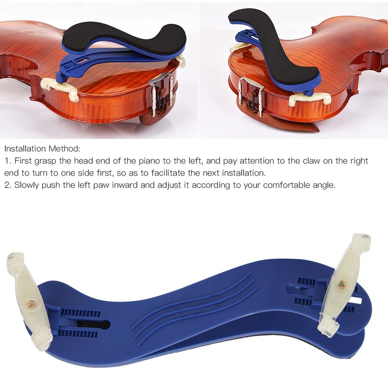 Violin Shoulder Rest,Elastic Violin Shoulder Pad,Violin Shoulder Rest Adjustable Elastic