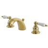 Kingston Brass KB942B Victorian Mini-Widespread Bathroom Faucet, Polished Brass, 4.5