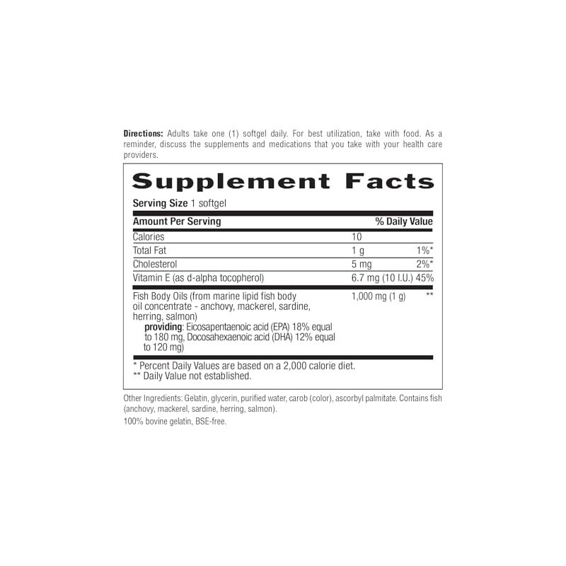 Country Life Aceite de pescado omega-3 - 1000 mg -