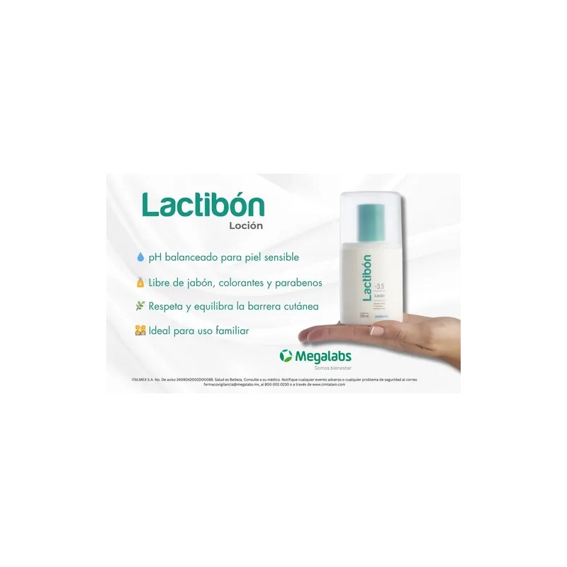 Lactibon Loción Limpiadora Restauradora 120ml