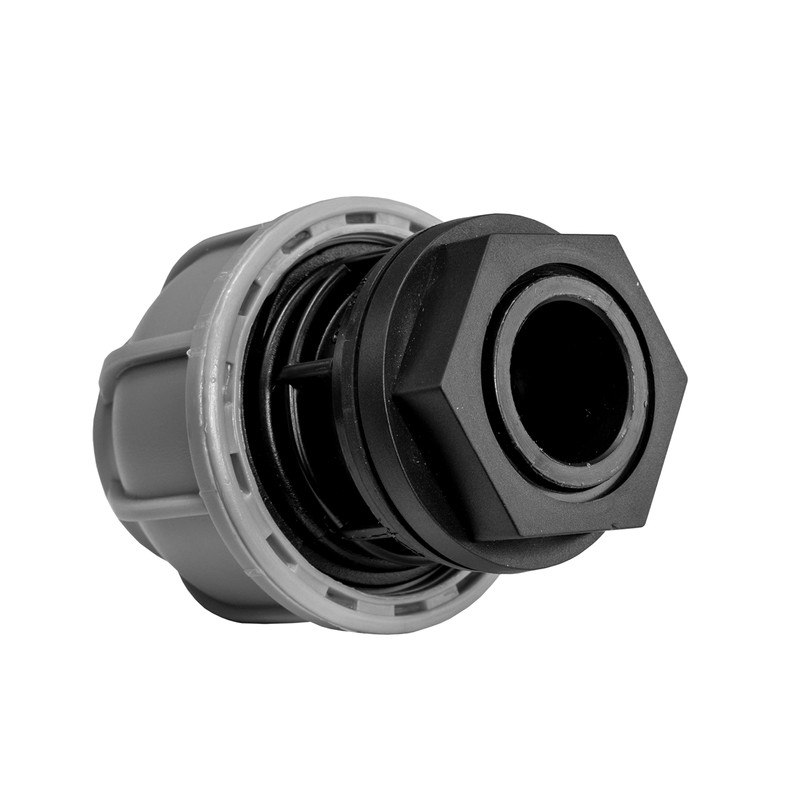 20MM MDPE,Waterbutt/Water Storage Tank oulet Fitting with nut & washers