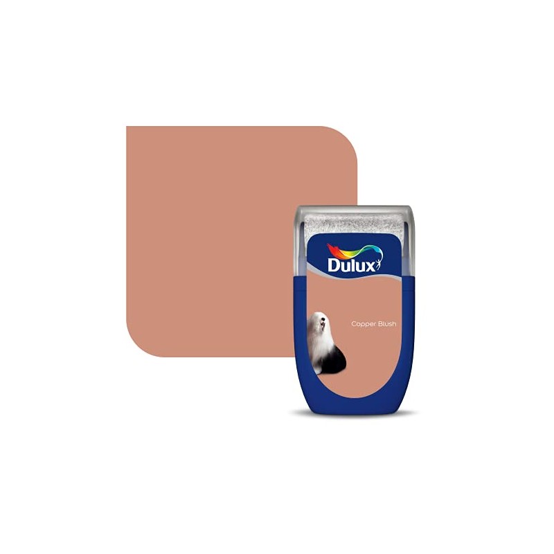 Dulux Walls & Ceilings Tester Paint, Copper Blush, 30 ml