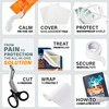 EVERLIT Kit Para Quemaduras Con Apósito Estéril Impermeable | Apósitos