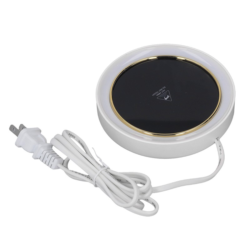 Electric Cup Warmer Constant Temperature 2 Modes LED Light Desk