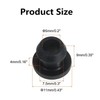 10Pcs Snap Rubber Grommet Hole Plug Mount Dia 6.5mm ID