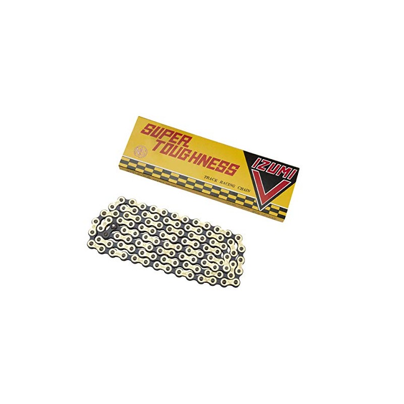 Izumi V-Chain Super Tough 1/8 x 1/2 (106 Links), Gold/Black